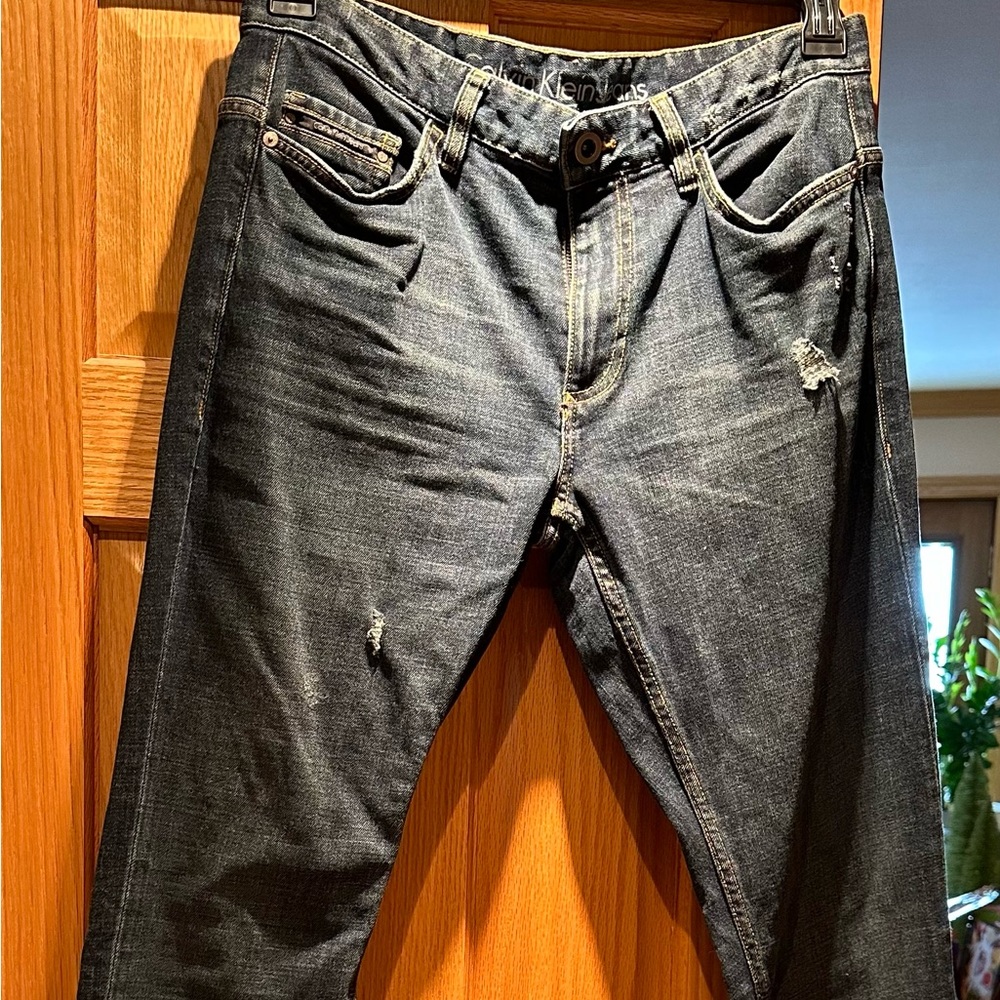 Calvin Klein Slim Distressed Jeans